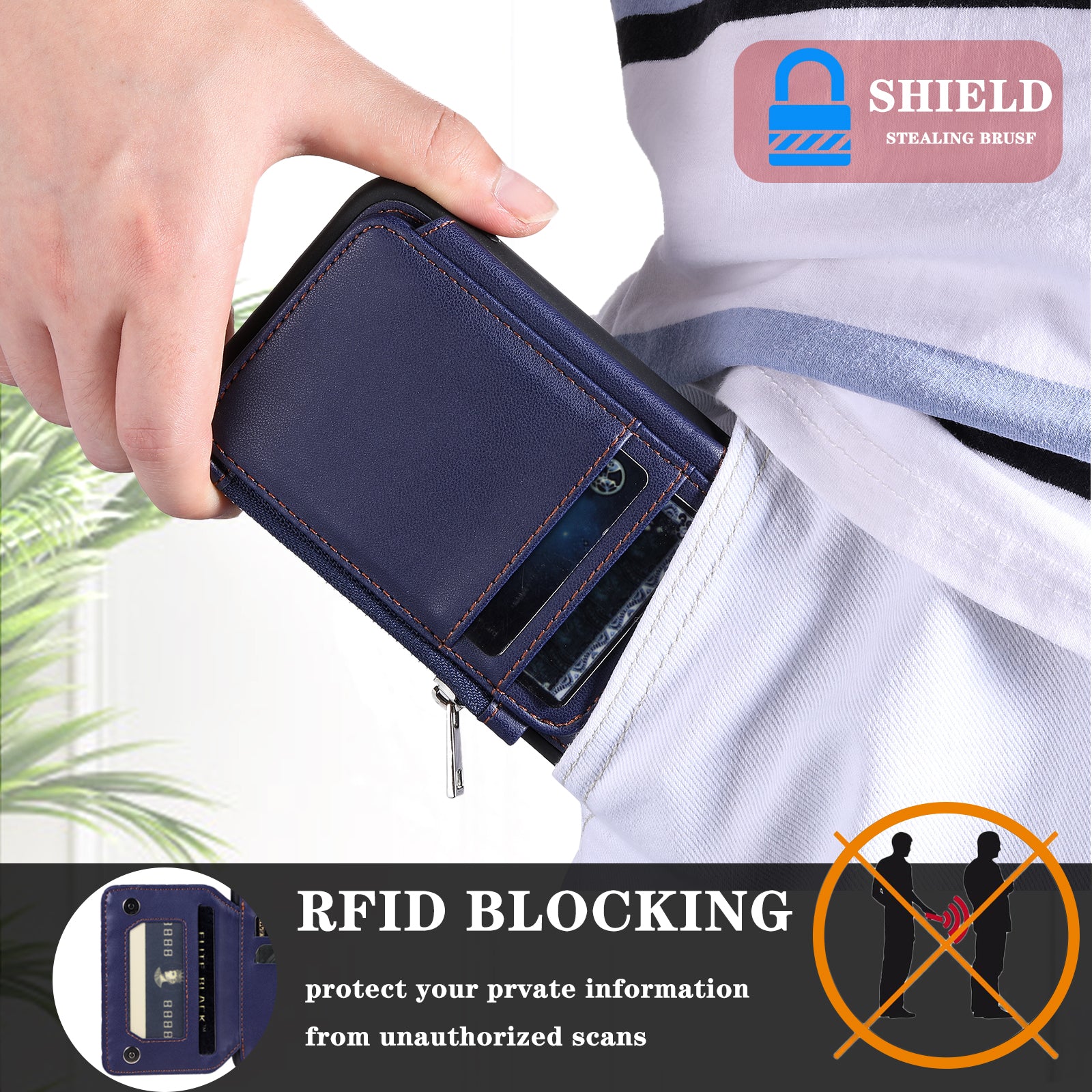 009 For Samsung Galaxy S23 PU Leather Coated TPU Zipper Phone Case Wallet Kickstand RFID Blocking Cover with Straps 009 For Samsung Galaxy S23 PU Leather Coated TPU Zipper Phone Case Wallet Kickstand RFID Blocking Cover with Straps